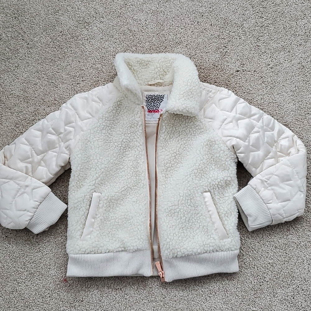 NEW White Cream Girls Jacket